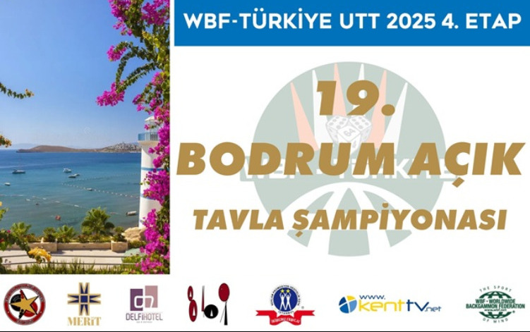 WBF-Türkiye, Ege Sahilinin Yeni Tavla Şampiyonunu Bodrum'da Arıyor...