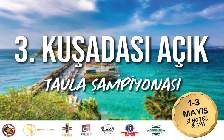 WBF-Türkiye, Ege'nin Yeni Tavla Şampiyonunu Kuşadası'nda Arıyor...